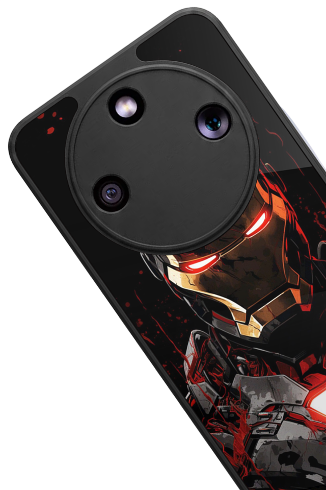 Honor Magic 8 Lite Uyumlu  Iron Man ( Demir Adam ) Tasarımlı Glossy Premium Kılıf
