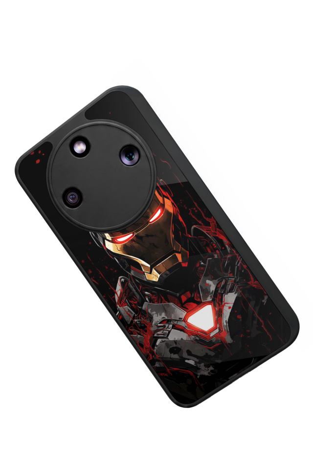 Honor Magic 8 Lite Uyumlu  Iron Man ( Demir Adam ) Tasarımlı Glossy Premium Kılıf