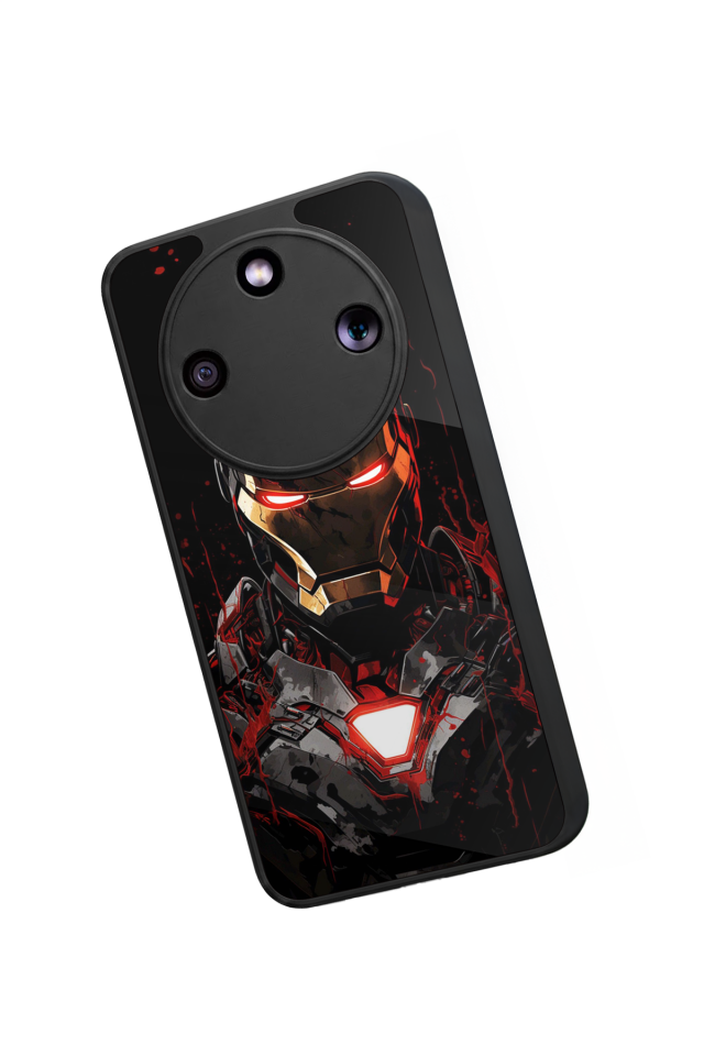 Honor Magic 8 Lite Uyumlu  Iron Man ( Demir Adam ) Tasarımlı Glossy Premium Kılıf