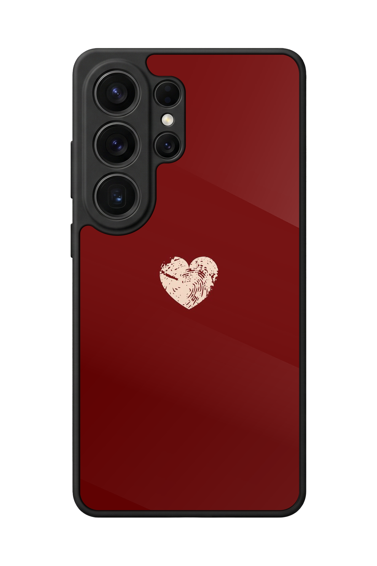 Samsung Galaxy S26 Ultra Uyumlu Kalp Love Tasarımlı Glossy Premium Kılıf