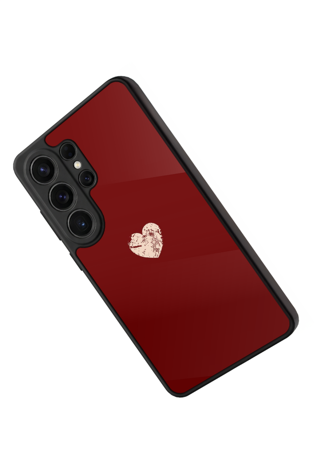 Samsung Galaxy S26 Ultra Uyumlu Kalp Love Tasarımlı Glossy Premium Kılıf