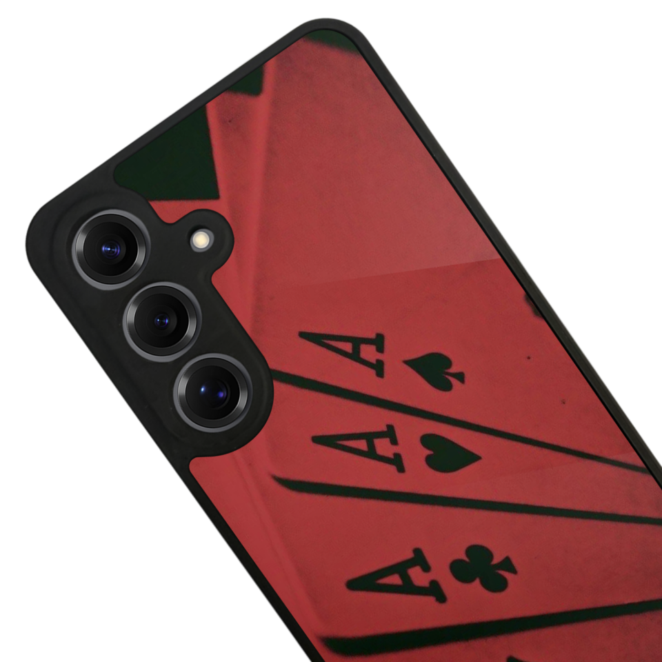 Samsung Galaxy S25 Uyumlu Kart Tasarımlı Glossy Premium Kılıf