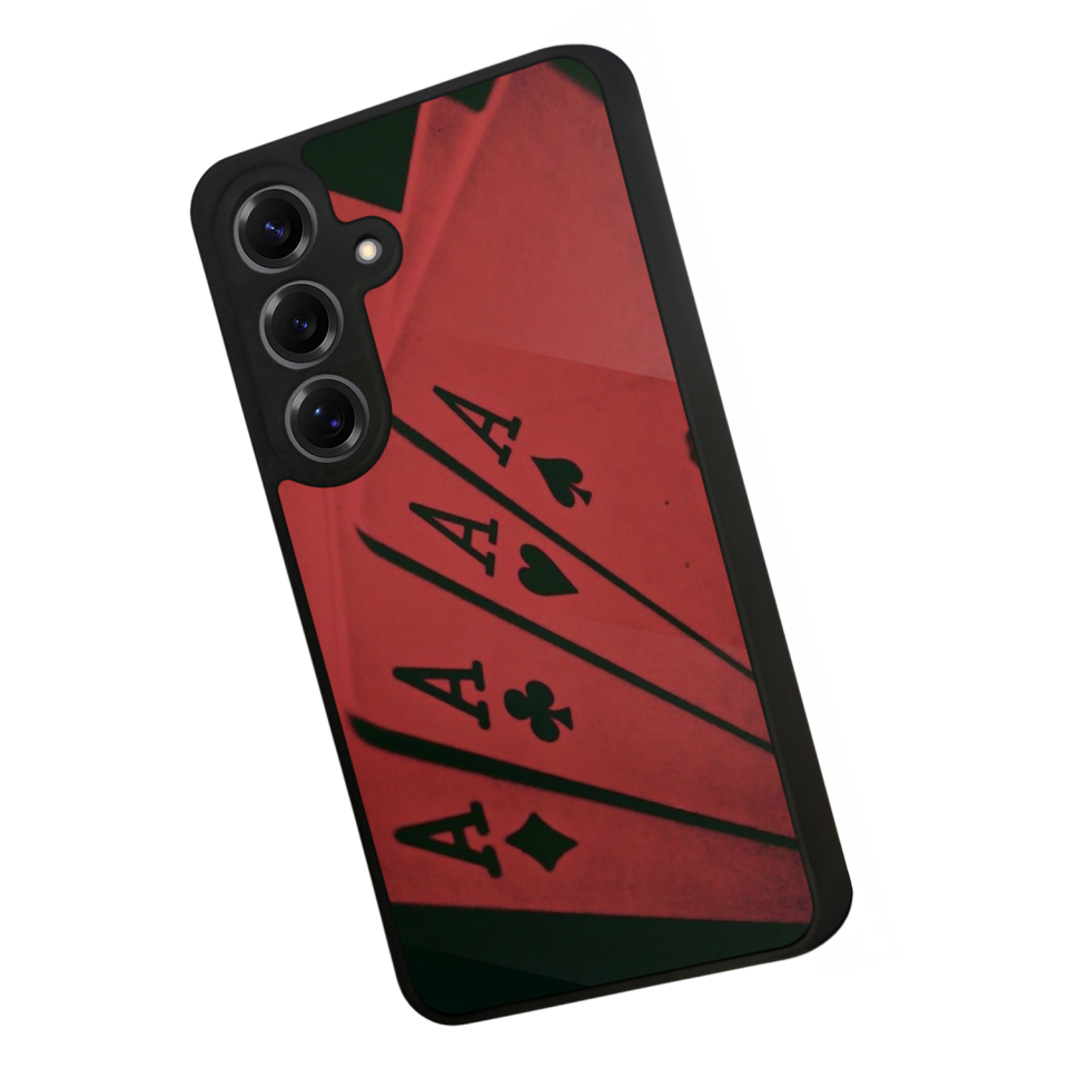 Samsung Galaxy S25 Uyumlu Kart Tasarımlı Glossy Premium Kılıf