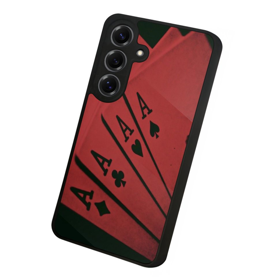 Samsung Galaxy S25 Uyumlu Kart Tasarımlı Glossy Premium Kılıf