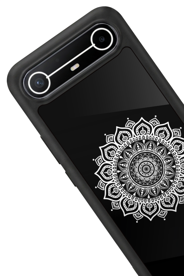 Tecno Spark Slim 5G Uyumlu Mandala Tasarımlı Glossy Premium Kılıf