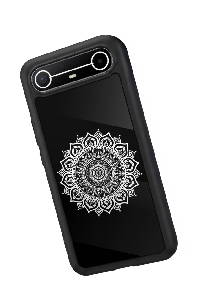 Tecno Spark Slim 5G Uyumlu Mandala Tasarımlı Glossy Premium Kılıf