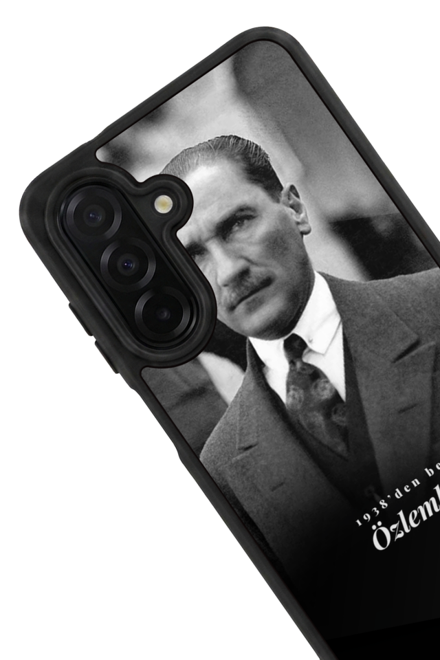 Samsung Galaxy A56 Uyumlu Mustafa Kemal Ataturk Tasarımlı Glossy Premium Kılıf