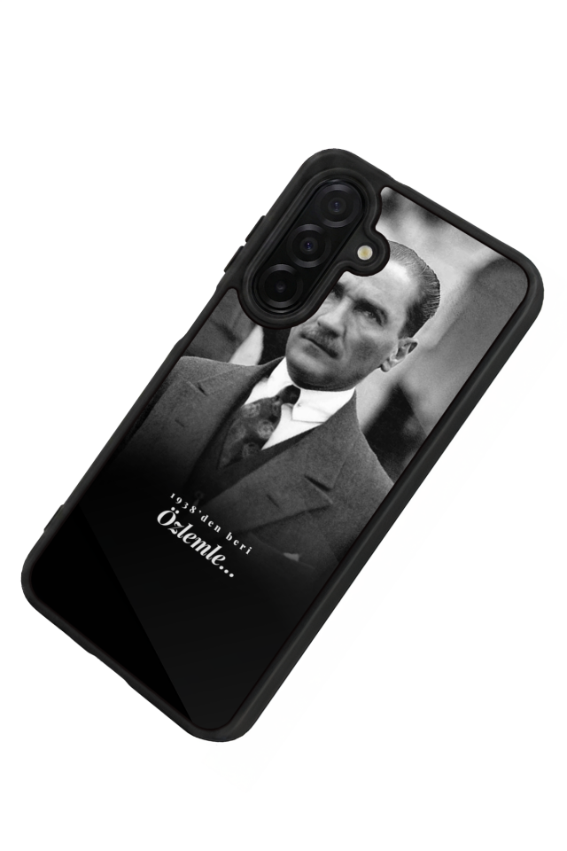 Samsung Galaxy A56 Uyumlu Mustafa Kemal Ataturk Tasarımlı Glossy Premium Kılıf