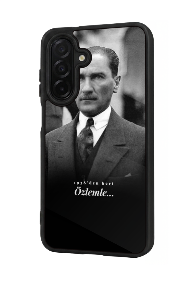 Samsung Galaxy A56 Uyumlu Mustafa Kemal Ataturk Tasarımlı Glossy Premium Kılıf