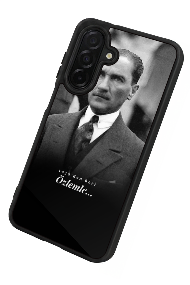 Samsung Galaxy A56 Uyumlu Mustafa Kemal Ataturk Tasarımlı Glossy Premium Kılıf