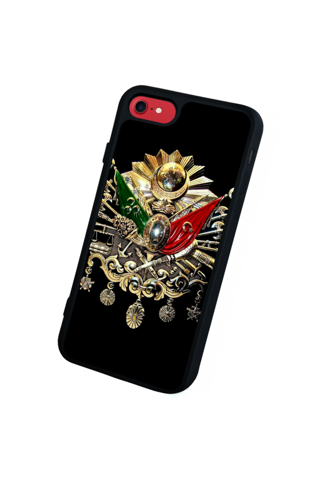 iPhone 7 Uyumlu Osmanli Tugrasi Tasarımlı Glossy Premium Kılıf