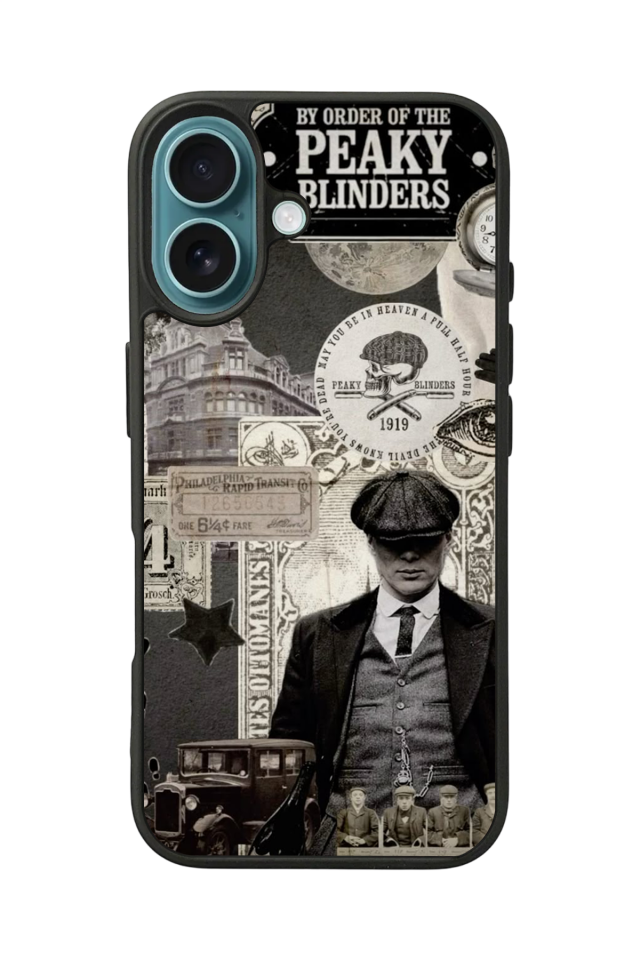 iPhone 16 Uyumlu Peaky Blinders Tasarımlı Glossy Premium Kılıf