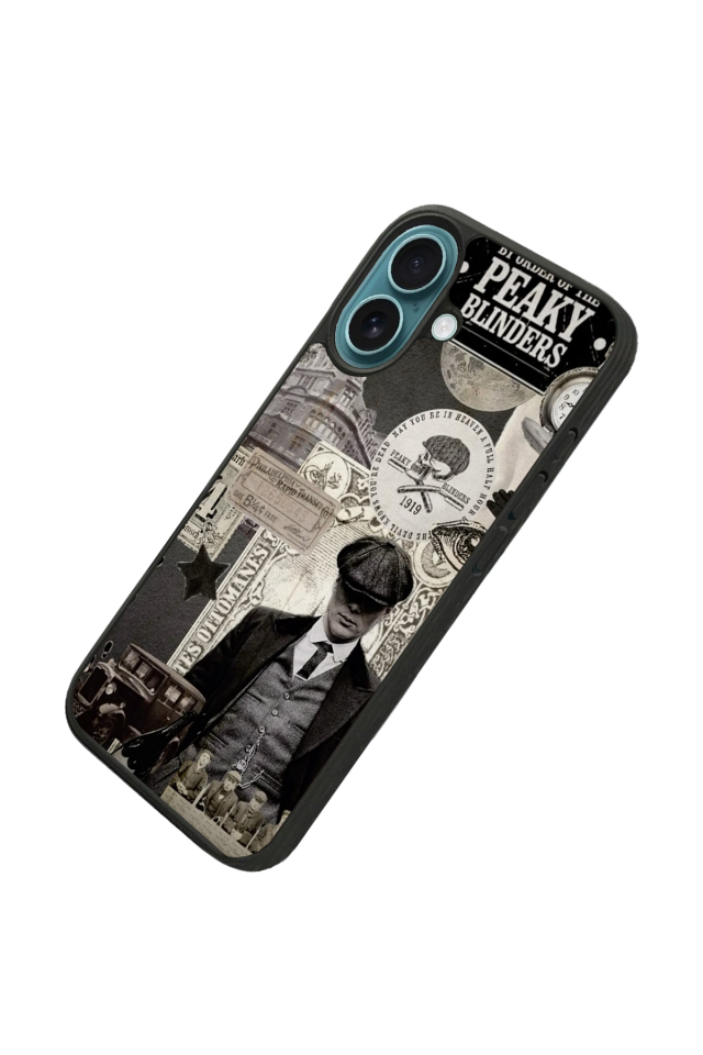 iPhone 16 Uyumlu Peaky Blinders Tasarımlı Glossy Premium Kılıf