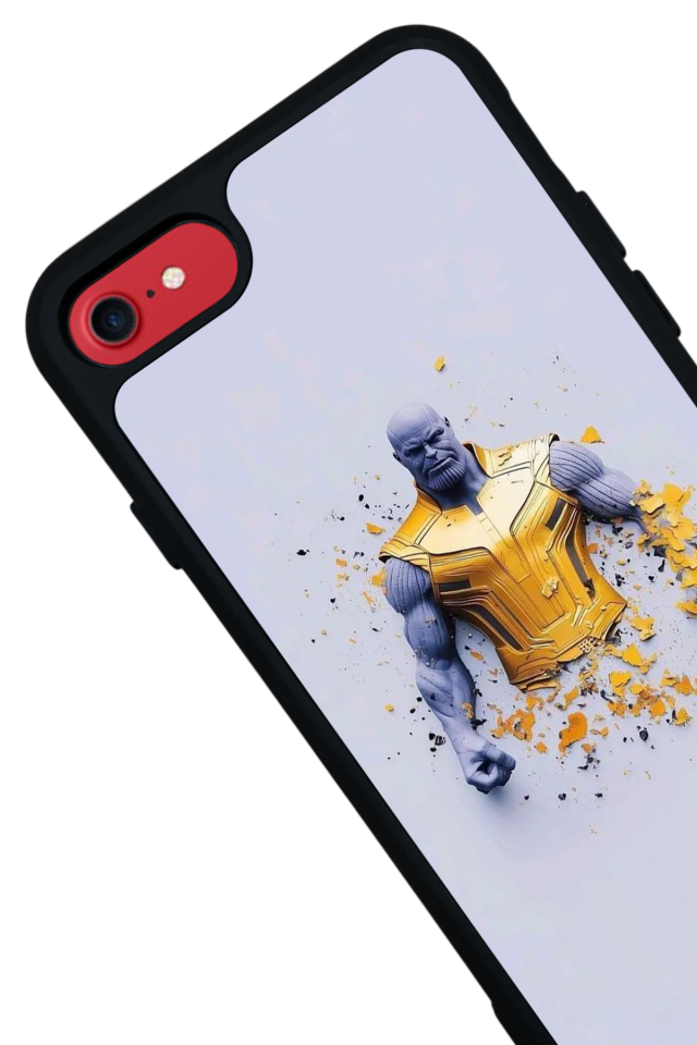 iPhone SE Uyumlu Thanos Tasarımlı Glossy Premium Kılıf