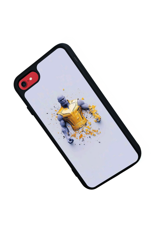 iPhone SE Uyumlu Thanos Tasarımlı Glossy Premium Kılıf