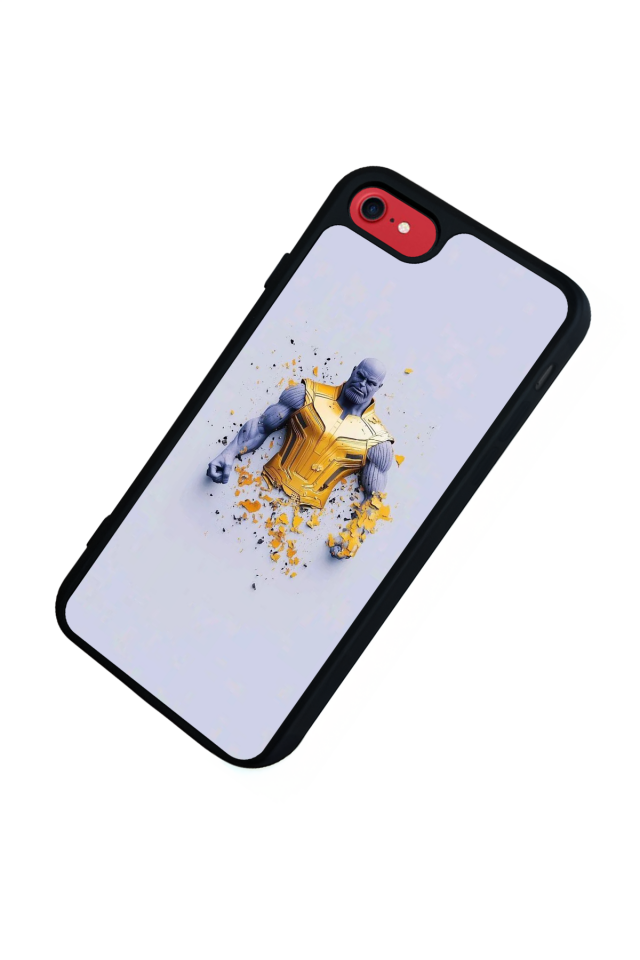 iPhone SE Uyumlu Thanos Tasarımlı Glossy Premium Kılıf