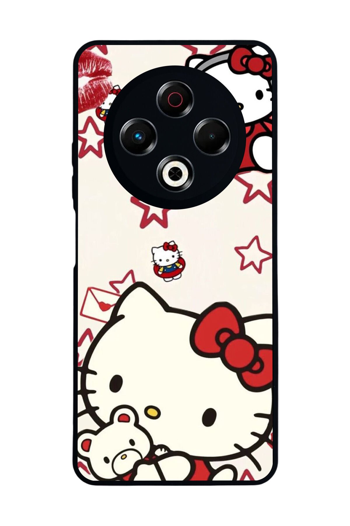Tecno Spark 30 Uyumlu HelloKitty Tasarımlı Glossy Premium Kılıf