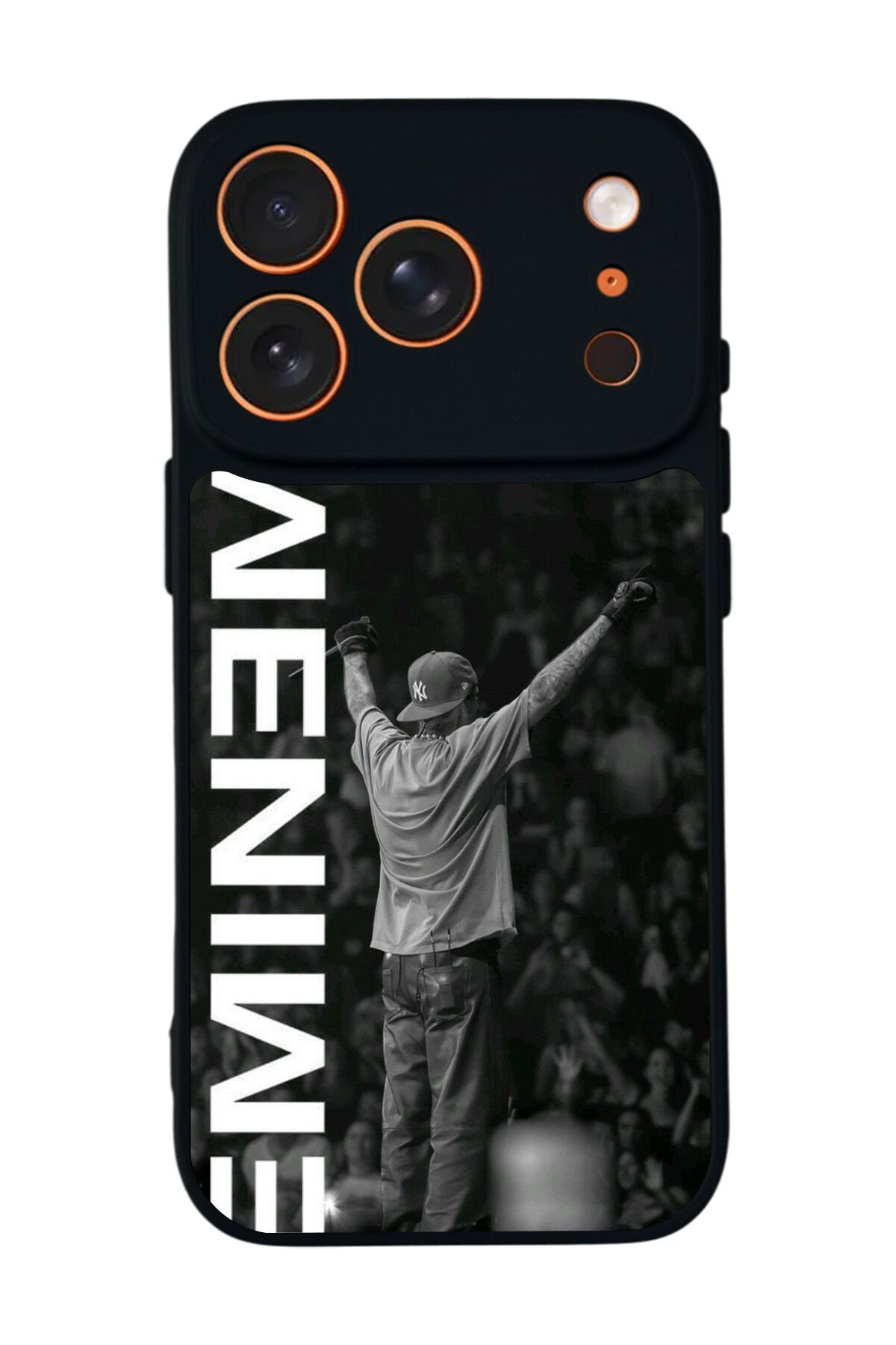 iPhone 17 Pro Max Uyumlu Eminem Tasarımlı Glossy Premium Kılıf