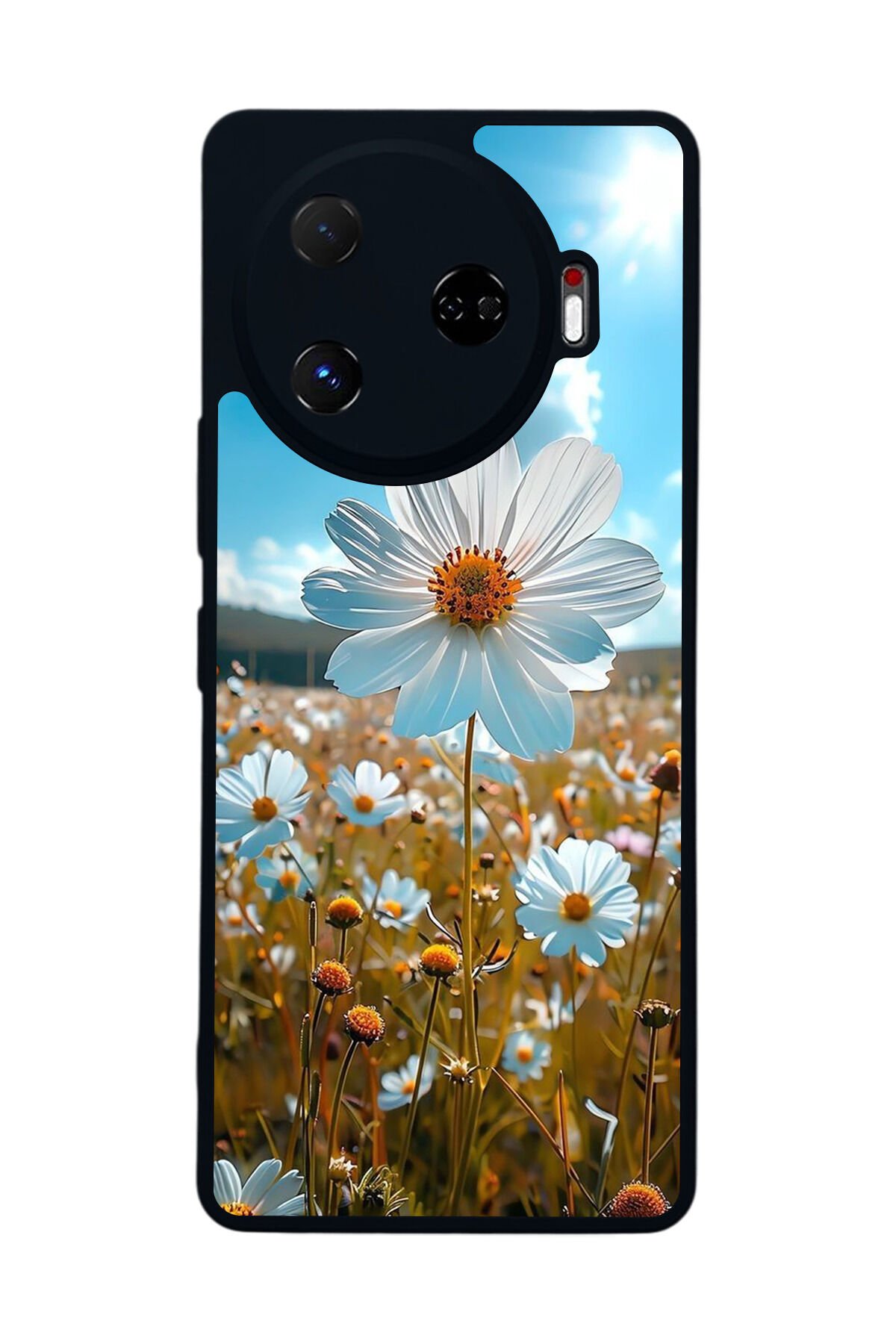 Tecno Camon 30 Pro Uyumlu Cicek Tasarımlı Glossy Premium Kılıf