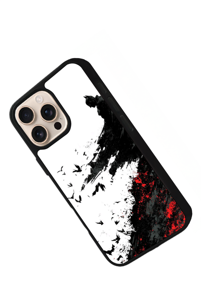 iPhone 14 Pro Max Uyumlu Batman Tasarımlı Glossy Premium Kılıf
