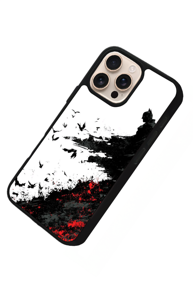 iPhone 14 Pro Max Uyumlu Batman Tasarımlı Glossy Premium Kılıf