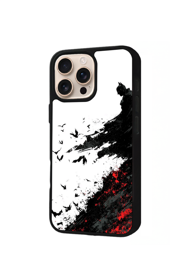 iPhone 14 Pro Max Uyumlu Batman Tasarımlı Glossy Premium Kılıf