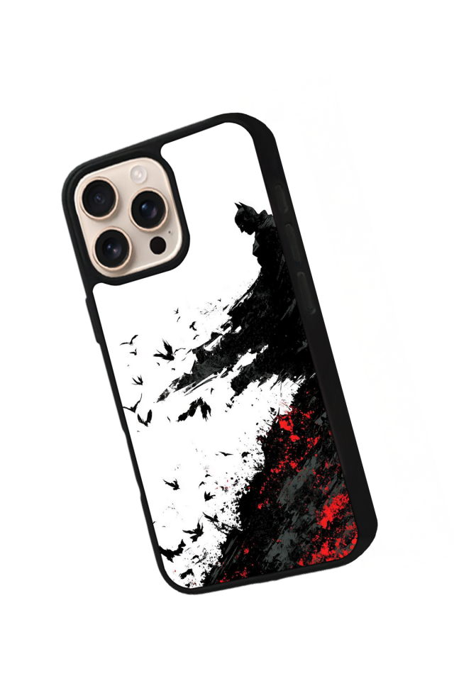 iPhone 14 Pro Max Uyumlu Batman Tasarımlı Glossy Premium Kılıf