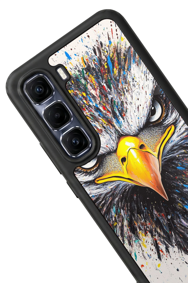 Infinix Hot 60 Pro Plus Uyumlu Besiktas Tasarımlı Glossy Premium Kılıf