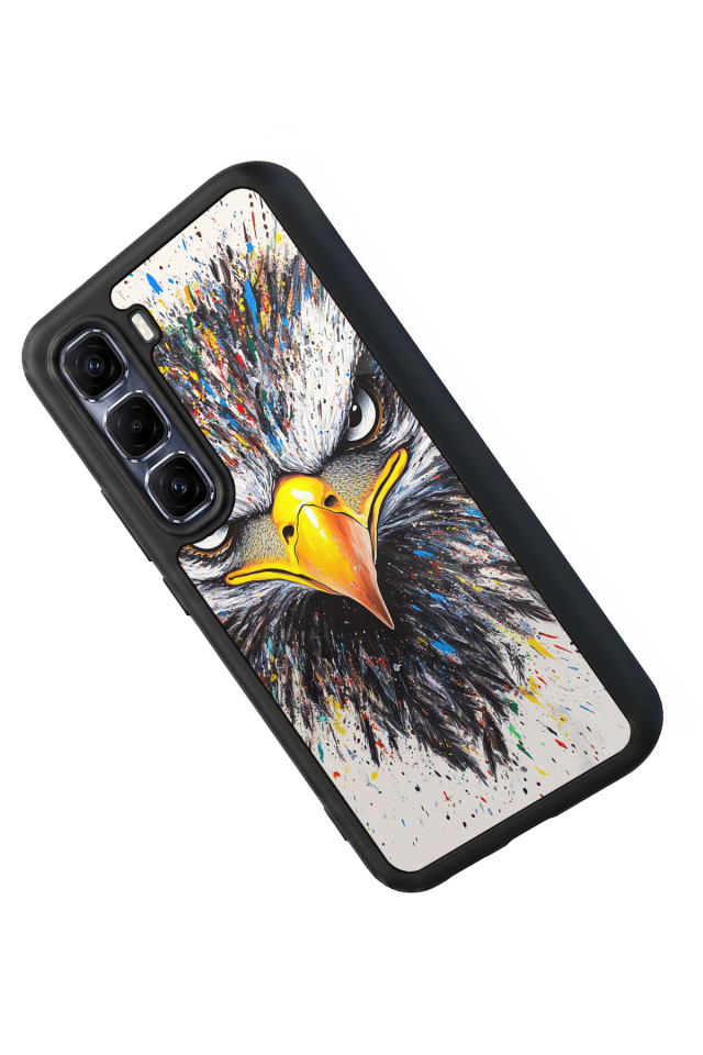 Infinix Hot 60 Pro Plus Uyumlu Besiktas Tasarımlı Glossy Premium Kılıf