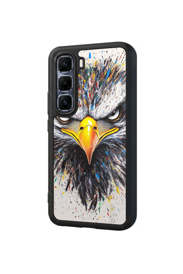 Infinix Hot 60 Pro Plus Uyumlu Besiktas Tasarımlı Glossy Premium Kılıf