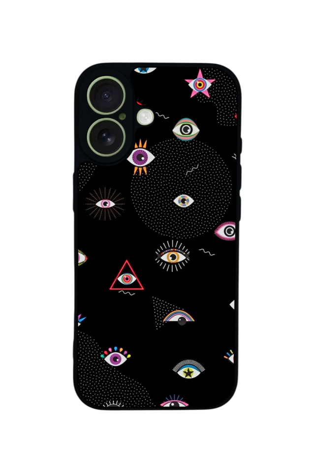 iPhone 17 Uyumlu Göz Tasarımlı Glossy Premium Kılıf