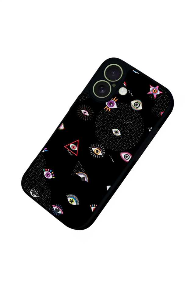 iPhone 17 Uyumlu Göz Tasarımlı Glossy Premium Kılıf