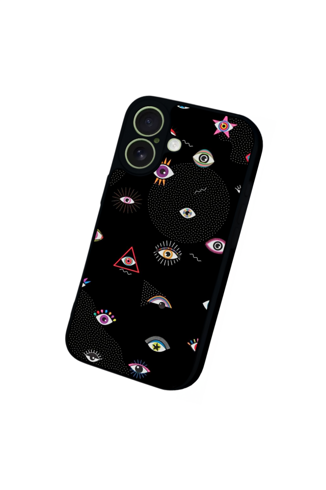 iPhone 17 Uyumlu Göz Tasarımlı Glossy Premium Kılıf