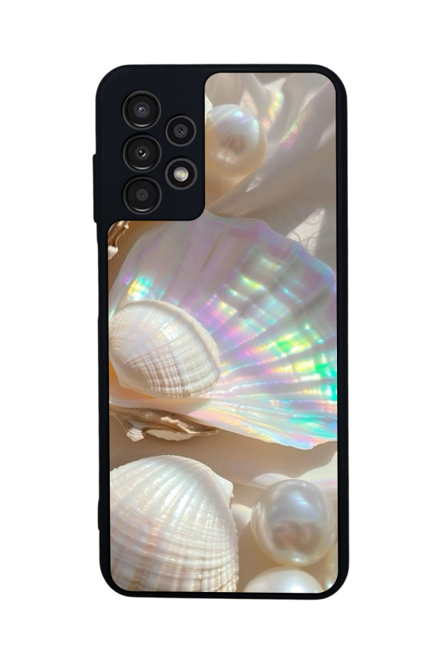 Samsung Galaxy A13 Uyumlu  İnci Tasarımlı Glossy Premium Kılıf