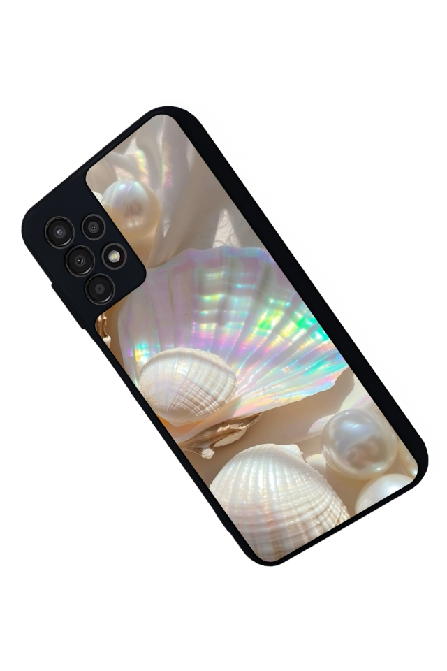 Samsung Galaxy A13 Uyumlu  İnci Tasarımlı Glossy Premium Kılıf