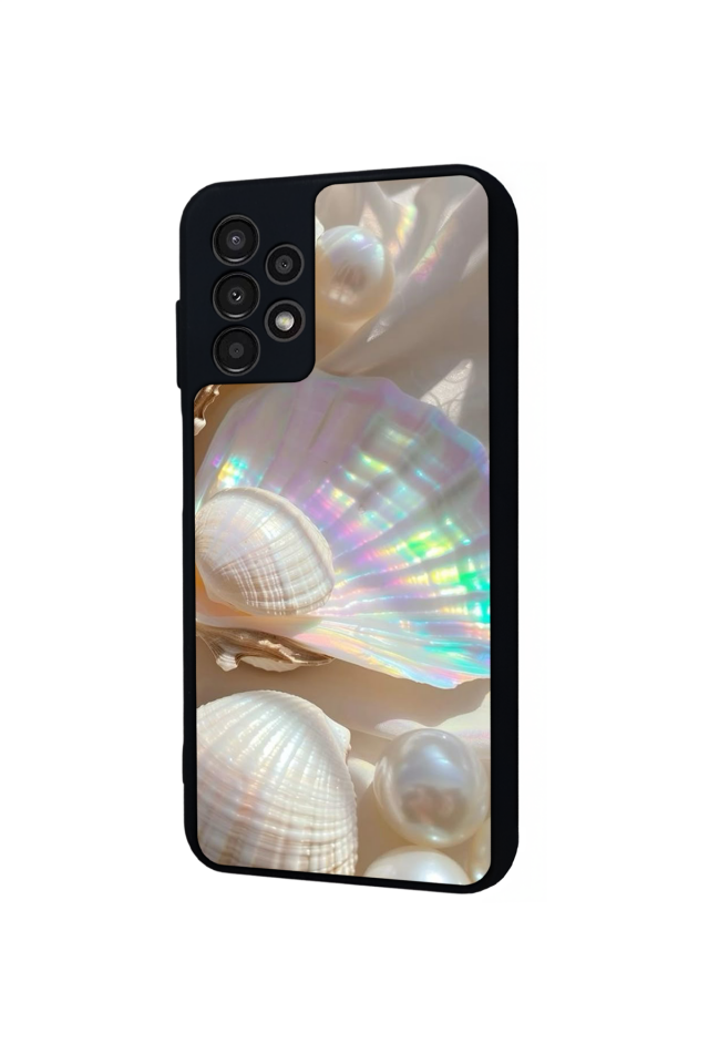 Samsung Galaxy A13 Uyumlu  İnci Tasarımlı Glossy Premium Kılıf