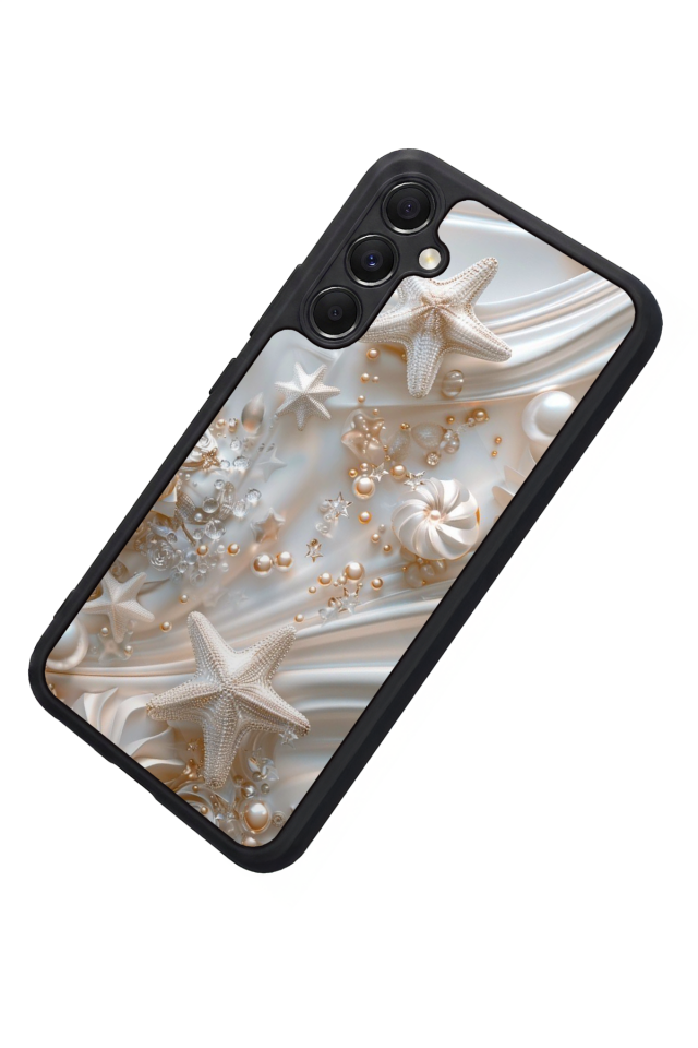 Samsung Galaxy M34 Uyumlu  İnci Tasarımlı Glossy Premium Kılıf