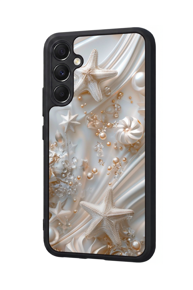 Samsung Galaxy M34 Uyumlu  İnci Tasarımlı Glossy Premium Kılıf