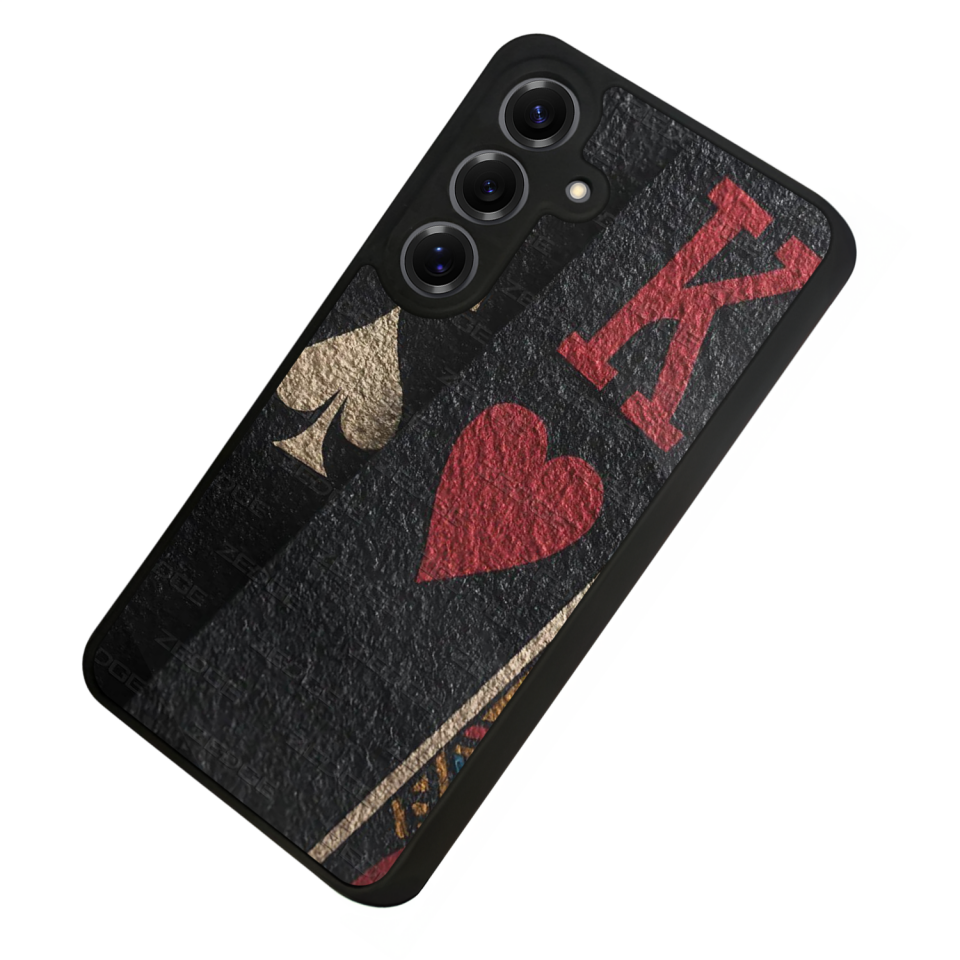 Samsung Galaxy S25 Uyumlu Kart Tasarımlı Glossy Premium Kılıf