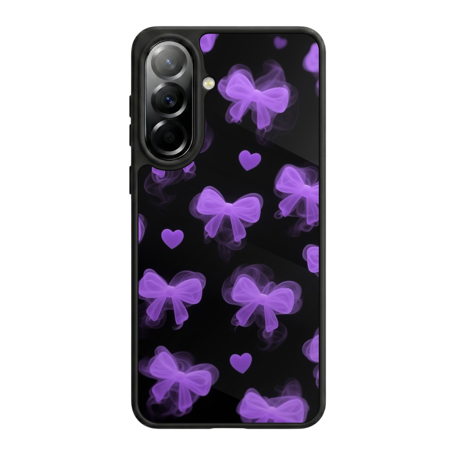 Samsung Galaxy A57 Uyumlu Kurdele Tasarımlı Glossy Premium Kılıf