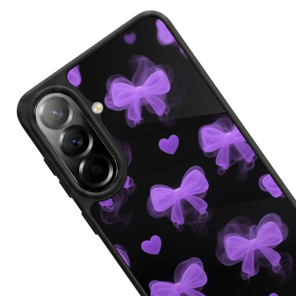 Samsung Galaxy A57 Uyumlu Kurdele Tasarımlı Glossy Premium Kılıf