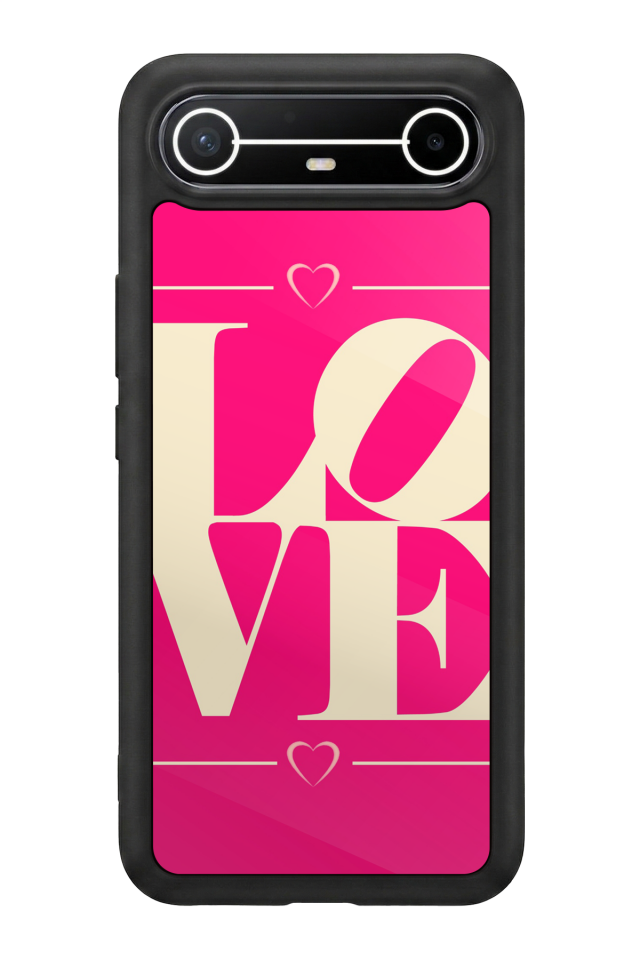 Tecno Spark Slim 5G Uyumlu Love Tasarımlı Glossy Premium Kılıf