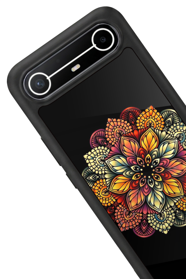 Tecno Spark Slim 5G Uyumlu Mandala Tasarımlı Glossy Premium Kılıf