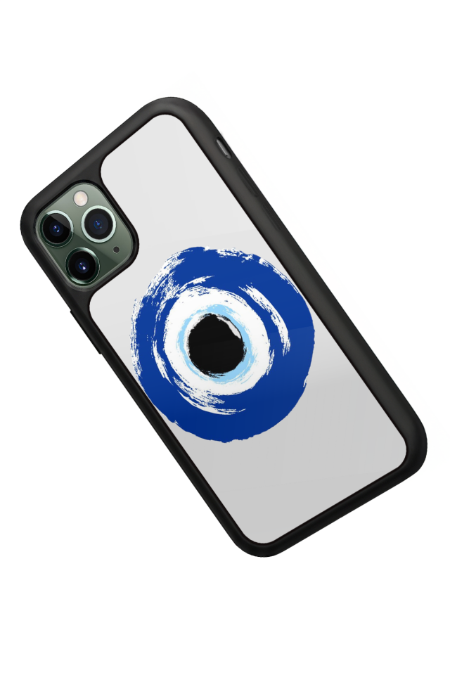 iPhone 11 Pro Uyumlu Nazar Tasarımlı Glossy Premium Kılıf