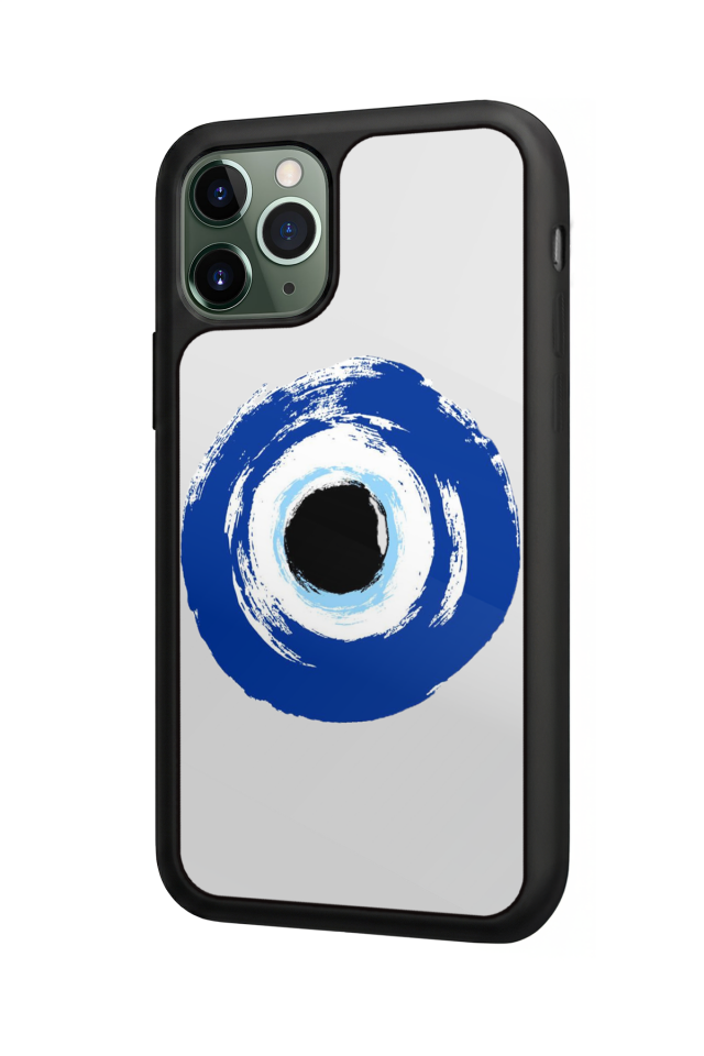 iPhone 11 Pro Uyumlu Nazar Tasarımlı Glossy Premium Kılıf