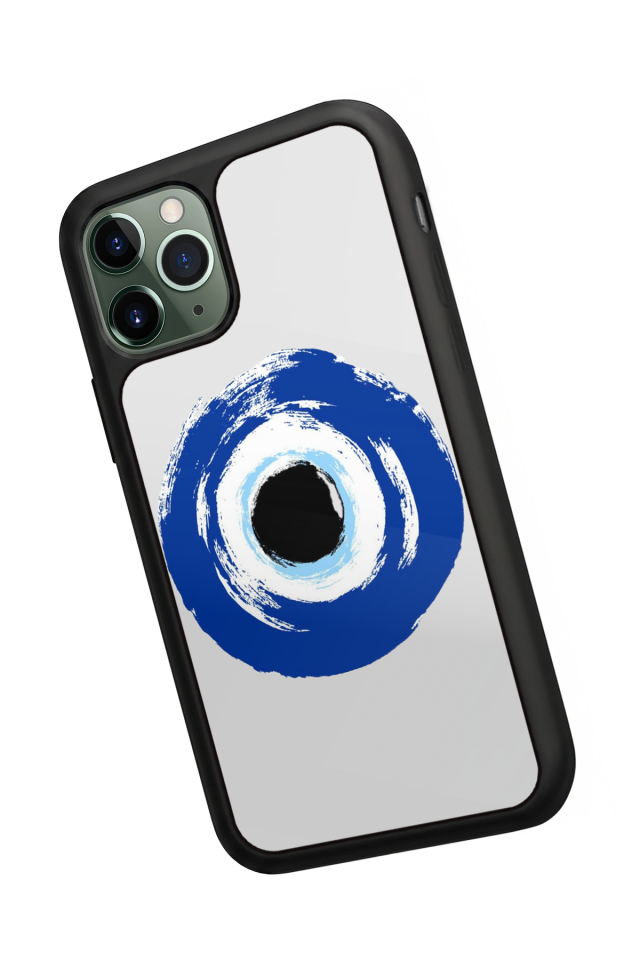 iPhone 11 Pro Uyumlu Nazar Tasarımlı Glossy Premium Kılıf