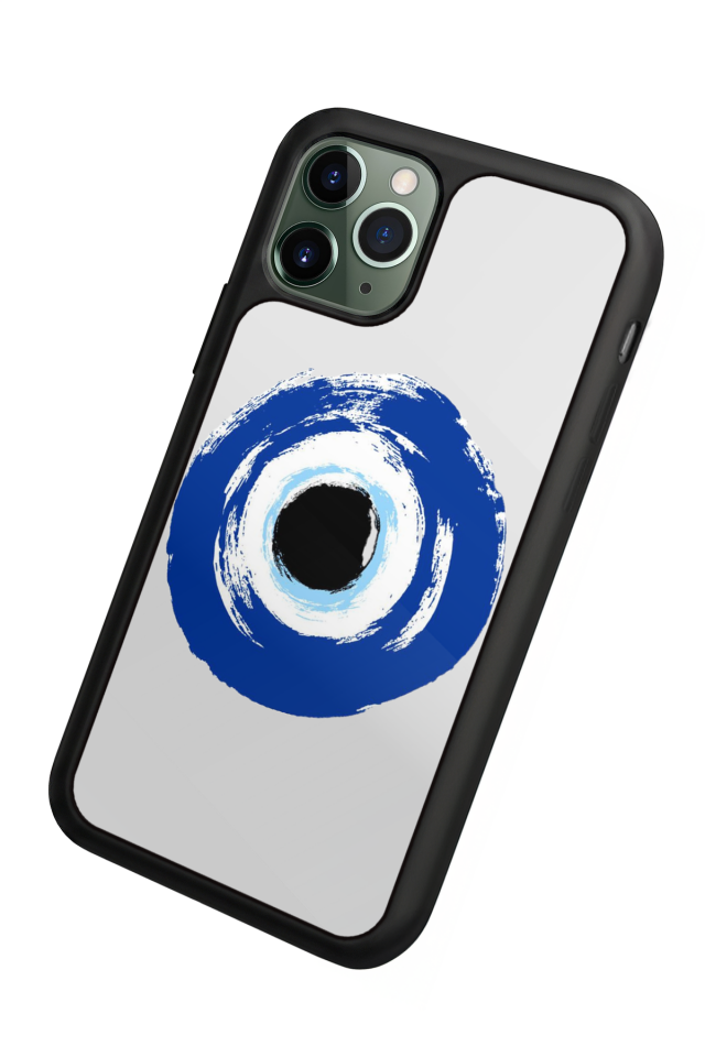 iPhone 11 Pro Uyumlu Nazar Tasarımlı Glossy Premium Kılıf