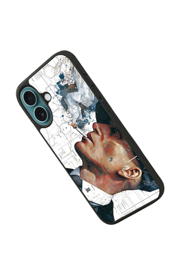 iPhone 16 Uyumlu Peaky Blinders Tasarımlı Glossy Premium Kılıf