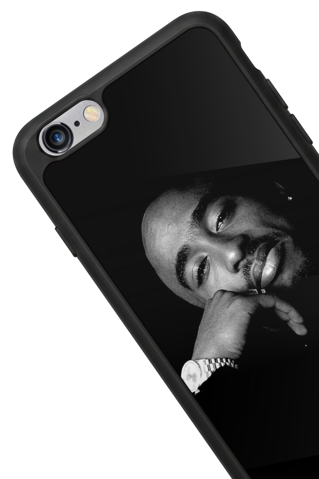 iPhone 6 Plus Uyumlu Tupac Tasarımlı Glossy Premium Kılıf