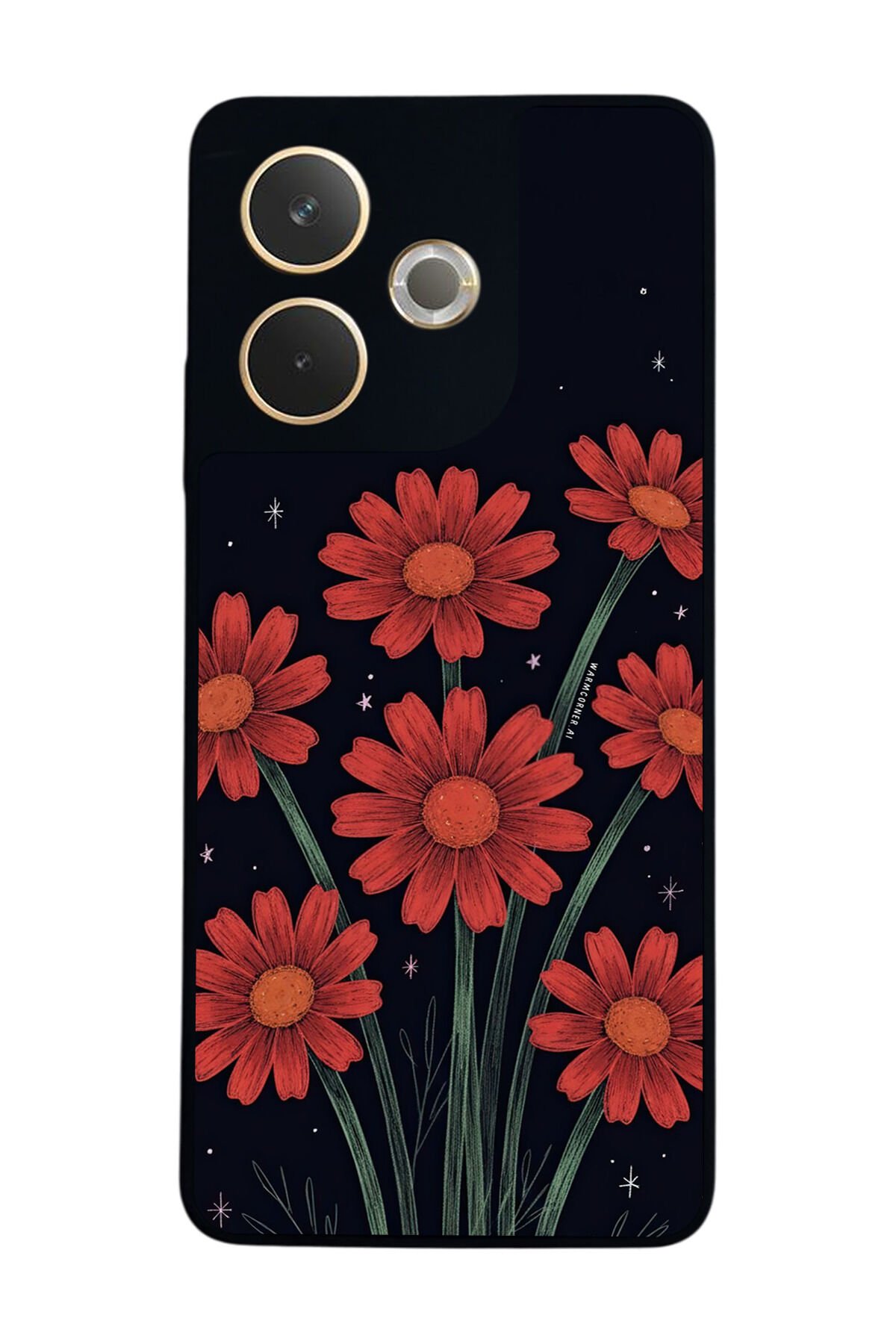 Oppo A5 Pro Uyumlu Floral Tasarımlı Glossy Premium Kılıf